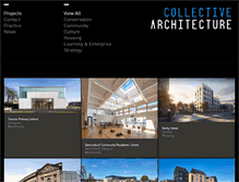 Tablet Screenshot of collectivearchitecture.com